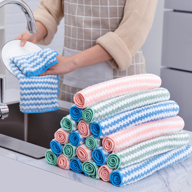 Kit de Panos Mágicos de Microfibra Reutilizável  MaxClean 
