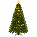Árvore de Natal com Fibra Ótica e LED com Estrela - 600 Galhos Bivolt