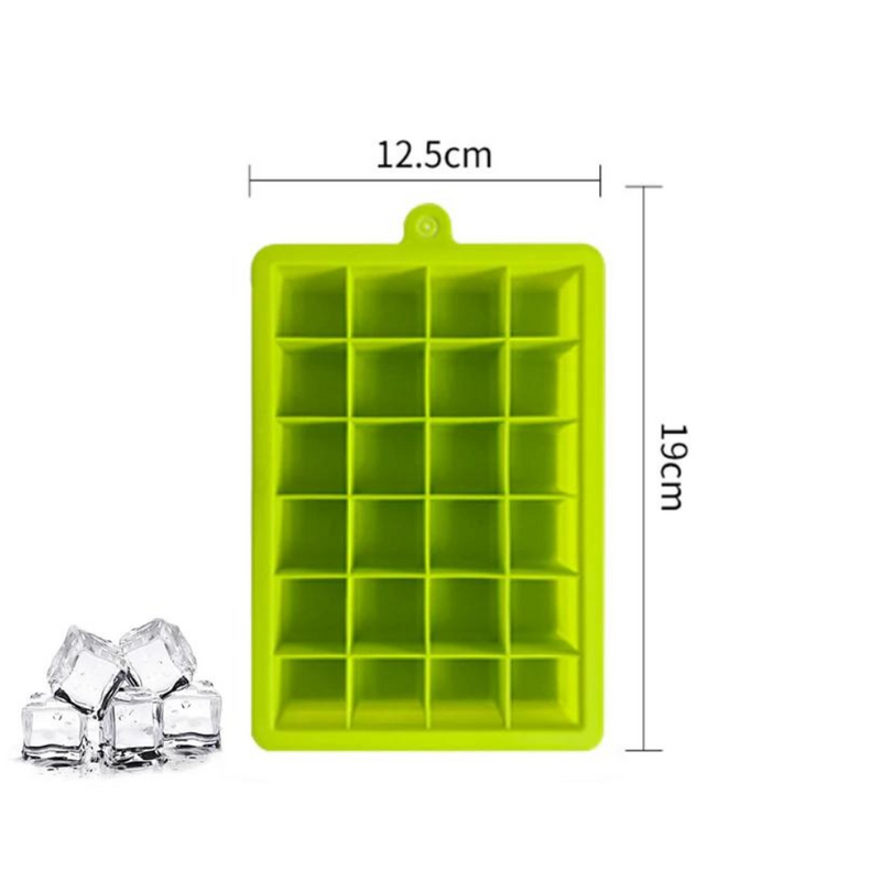Bandeja de Gelo Grande Quadrada de Silicone
