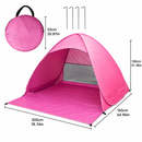 Barraca Tenda Pop-Up com Proteção Solar para Praia