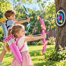 Brinquedo de Tiro ao Alvo Infantil com 10 Flechas de Ventosa e LED