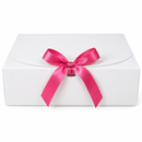 Caixa de Presente 25x20x8cm com Fita de Cetim - Kit 10 Caixas