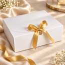Caixa de Presente 25x20x8cm com Fita de Cetim - Kit 10 Caixas