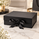 Caixa de Presente Premium 20x18x8cm com Fita de Cetim - Kit 2 Caixas