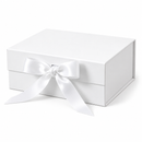 Caixa de Presente Rígida Magnética 26x19x8cm com Fita de Cetim - Kit 2 Caixas