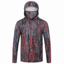 Camisa Masculina Proteção Solar UV50+ com Capuz e Máscara