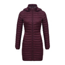 Casaco Feminino de Inverno Acolchoado de Algodão
