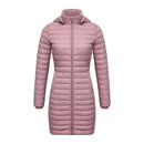 Casaco Feminino de Inverno Acolchoado de Algodão