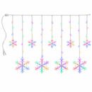 Cascata Pisca Pisca Floco de Neve 2,5m com 138 LEDs e 8 Funções