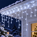 Cascata de Natal LED 100, 200 ou 400 Luzes com 8 Funções