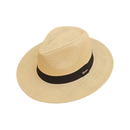 Chapéu Panamá Unissex Aba Larga em Palha para Praia