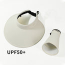 Chapéu Protetor Solar com Aba Grande de Seda Gelo