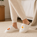 Chinelo Feminino de Pelúcia Estampado Antiderrapante