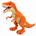 Dinossauro T-Rex de Brinquedo que Anda com Som, Luz e Efeito de Névoa