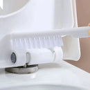 Escova de Silicone 2 em 1 para Vaso Sanitário com Base Organizadora