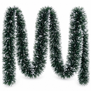 Festão de Natal Nevado 2 Metros para Decoração - Kit 5 Unidades (10m)