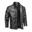 Jaqueta Masculina de Couro Slim