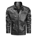Jaqueta Masculina de Couro Slim
