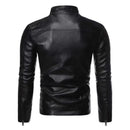 Jaqueta de Couro Masculina Slim Resistente