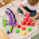 Jogo de Alvo Infantil com Bolinhas de Espuma e 6 Alvos - 17 Peças