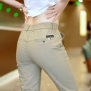 Calça Feminina Social Em Seda Gelo LuxeFit