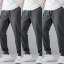 Kit 3 Calças Masculino de Moletom Jogger Flaneladas