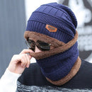 Kit Cachecol e Gorro Unissex de Algodão para Inverno Ferrazi