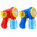 Lançador de Bolhas de Sabão Elétrico com LED e 36 Saídas + Refil 50ml