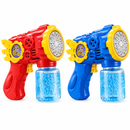 Lançador de Bolhas de Sabão Elétrico com LED e 36 Saídas + Refil 50ml
