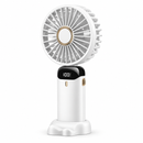 Mini Ventilador Portátil Dobrável Recarregável 5 Velocidades 3 em 1