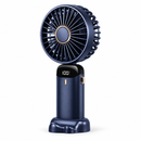 Mini Ventilador Portátil Dobrável Recarregável 5 Velocidades 3 em 1
