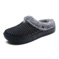 Pantufa Unissex Peluciada Vazada com Solado Antiderrapante