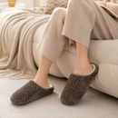 Pantufa Chinelo Unissex de Pelúcia Macia Antiderrapante para Inverno