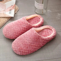 Pantufa Chinelo Unissex de Pelúcia Macia Antiderrapante para Inverno