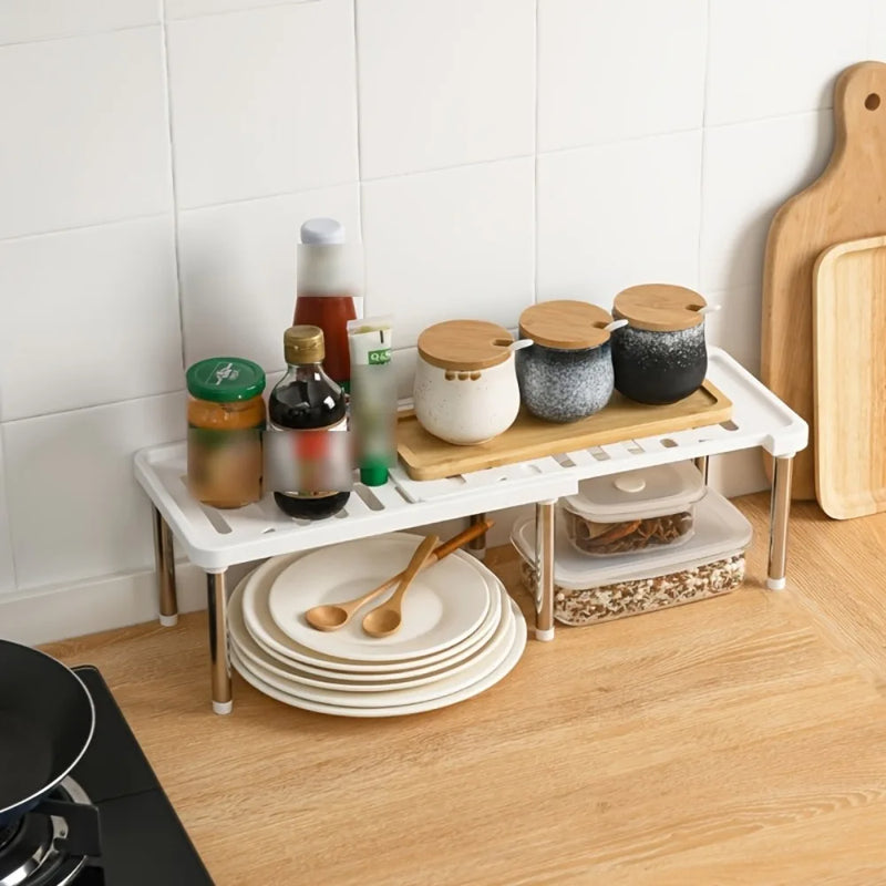 Prateleira de Cozinha Retrátil Multifuncional  FlexRack