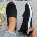 Sapato Feminino Casual Respirável com Plataforma Antiderrapante