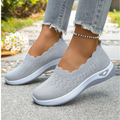 Sapato Feminino Casual Respirável com Plataforma Antiderrapante