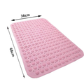 Tapete Massageador para Banheiro Antiderrapante com Ventosas 36x70 cm