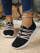 Tênis Feminino Slip On Respirável com Solado Antiderrapante