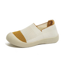 Tênis Slip On Feminino Bicolor Respirável com Solado Antiderrapante | DuoStep