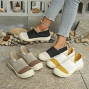 Tênis Slip On Feminino Bicolor Respirável com Solado Antiderrapante | DuoStep