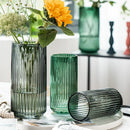 Vaso de Flor Clássico de Vidro Transparente