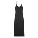 Vestido Feminino Elegante de Verão com Decote V
