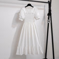 Vestido Feminino Midi Plissado Florido de Verão