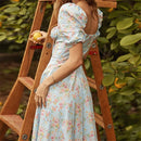 Vestido Feminino Slim Fit Floral de Verão