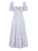 Vestido Feminino Slim Fit Floral de Verão