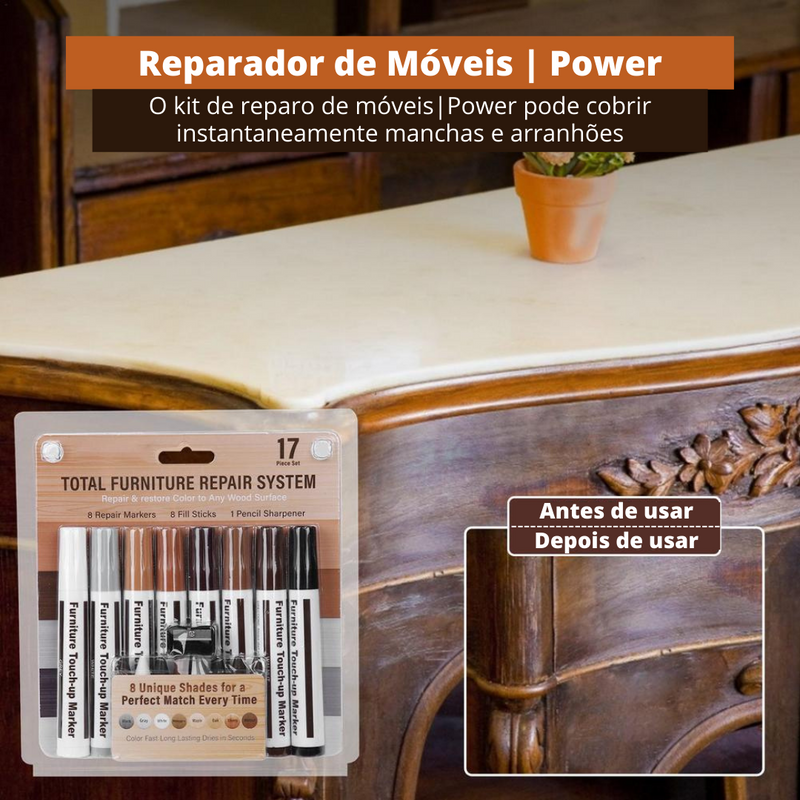 Reparador de Móveis 17 Peças | Univers Tech 
