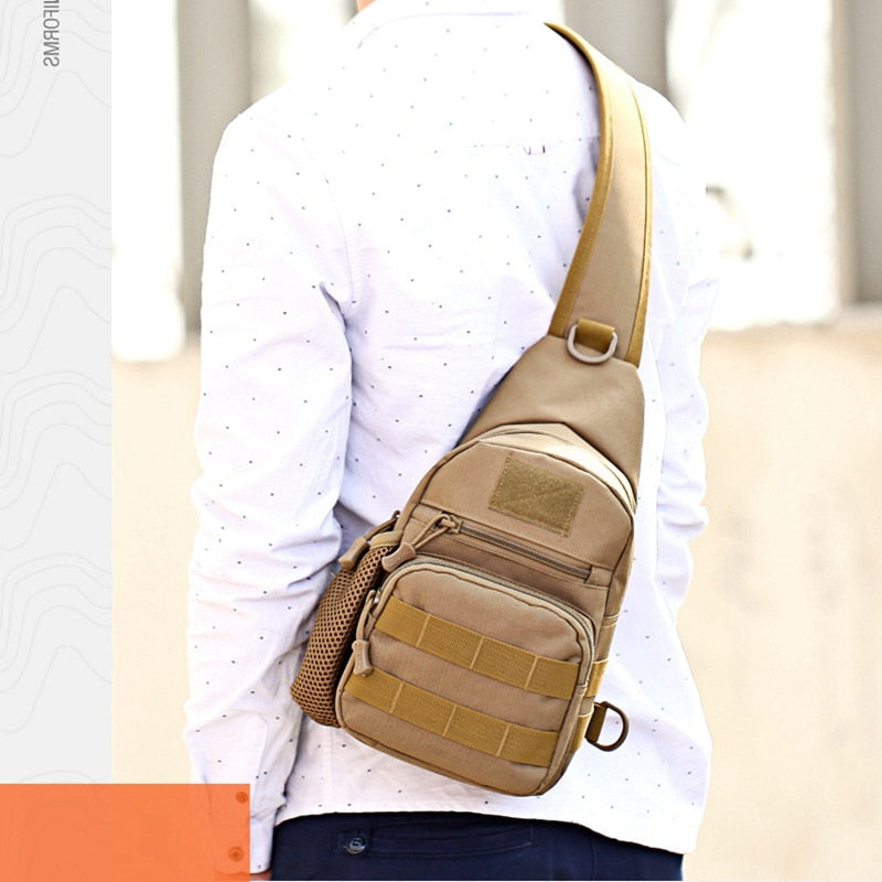 Bolsa Militar de Ombro Masculino