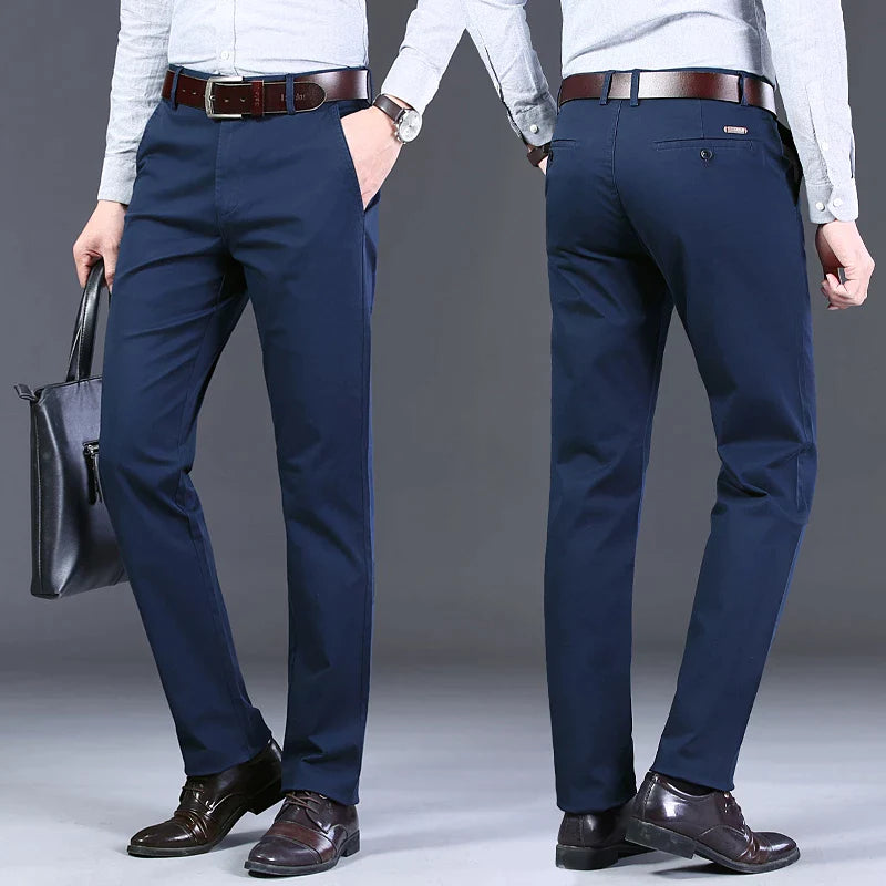 Calça Social Elástica Masculina 