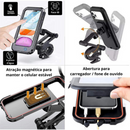  Suporte De Celular Para Moto e Bicicleta 360° Graus